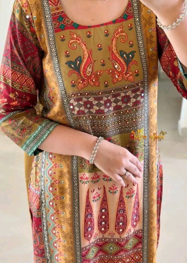 Digital Printed Fully Readymade Glass Work 3 Piece Set - Image 3