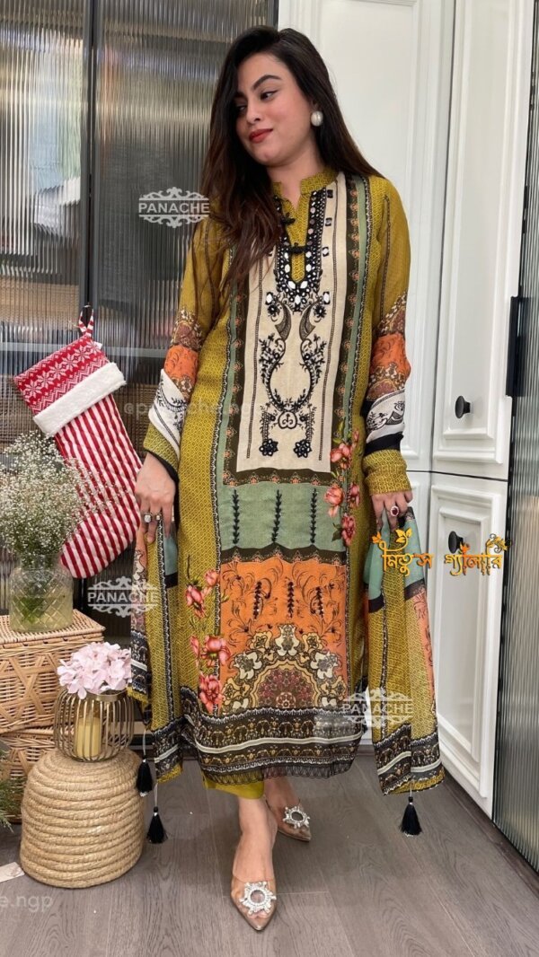 Digital Printed Fully Readymade Glass Work 3 Piece Set