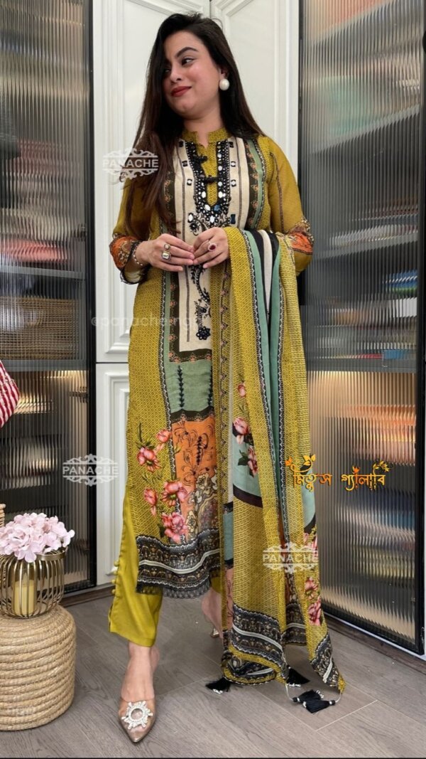 Digital Printed Fully Readymade Glass Work 3 Piece Set - Image 3