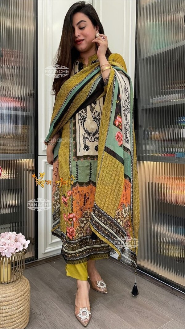 Digital Printed Fully Readymade Glass Work 3 Piece Set - Image 4